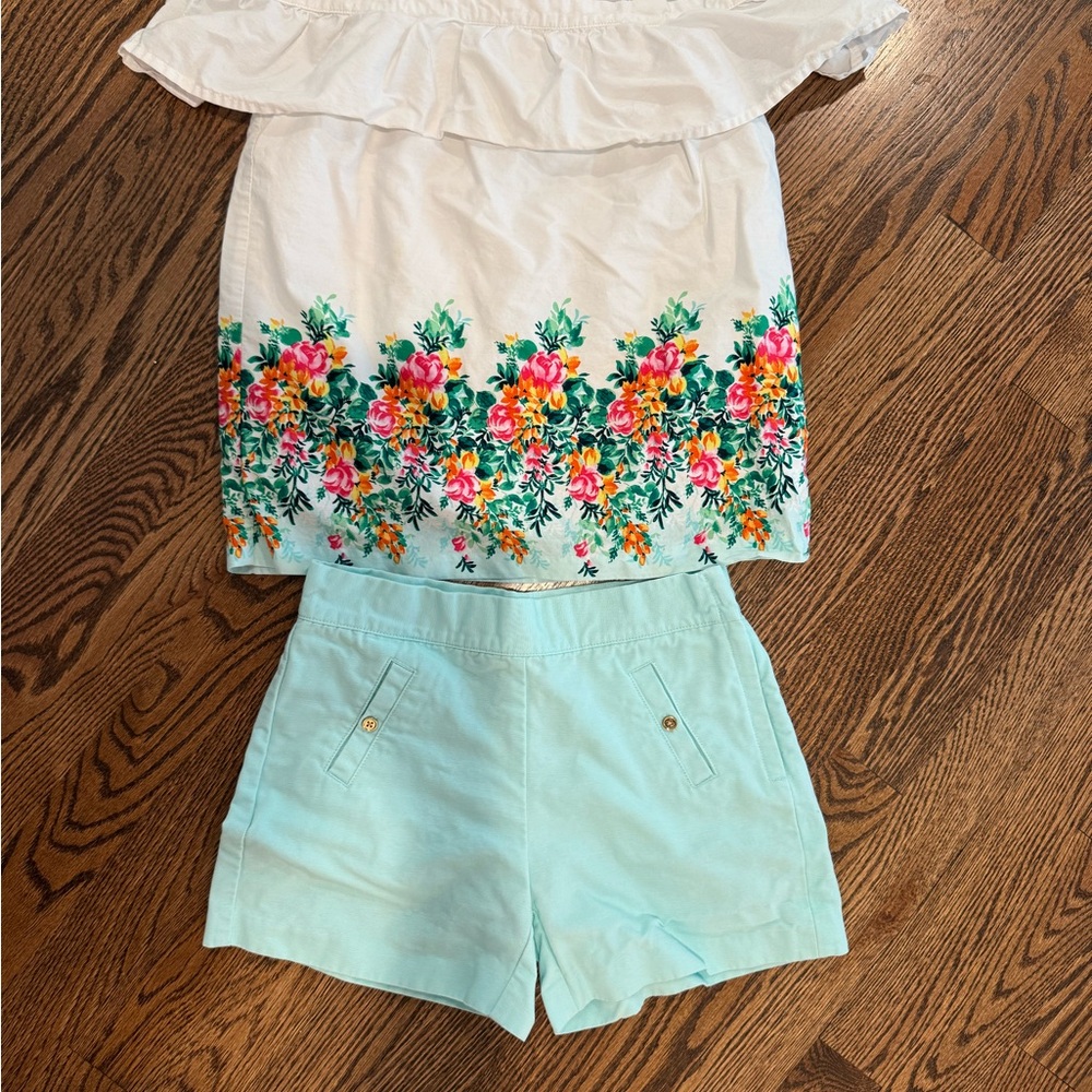 Janie and Jack Mint Green Shorts!